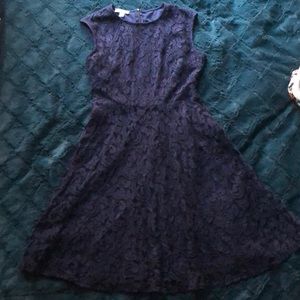 London Times navy blue lance dress. NWOT!